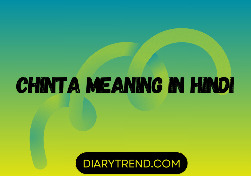 Chinta Meaning In Hindi