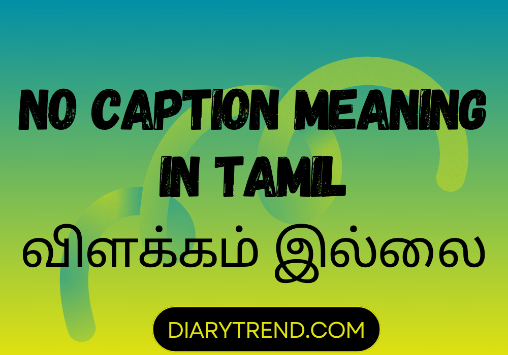 i have no issue meaning in tamil