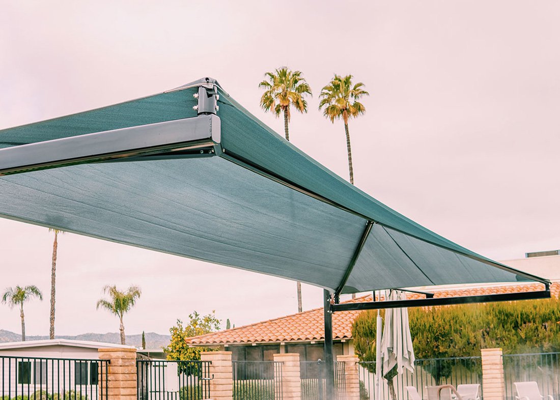 Cantilevered Sunshades