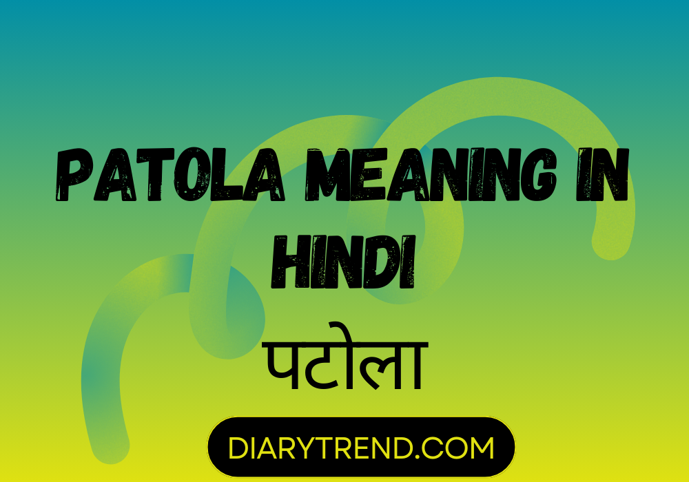 Patola Meaning In Hindi