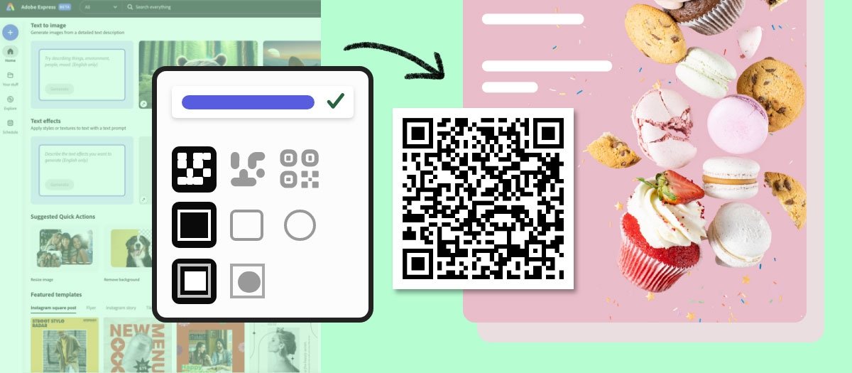 qr code with adobe express